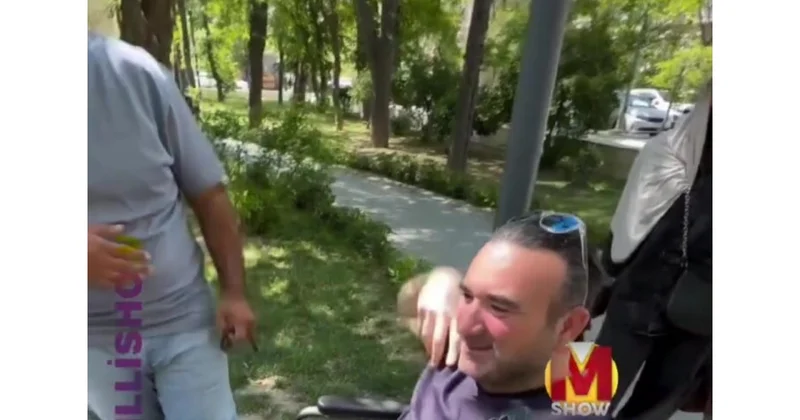 Azərbaycanlı tanınmış aktyor əlil arabasında GÖRÜNTÜLƏNDİ VİDEO