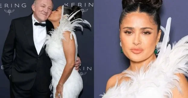 Salma Hayek saç boyasından imtina etdi FOTO