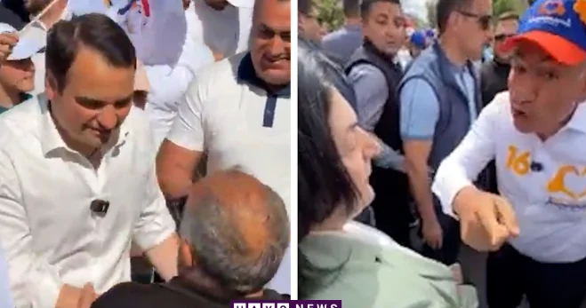 Paşinyan qadınla mübahisə etdi, sonda iştahasını itirdi