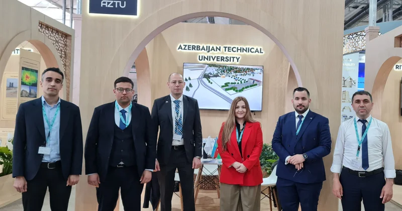 WUF13: “Urban Expo” sərgisində Azərbaycan Texniki Universitetinin pavilyonu qurulub