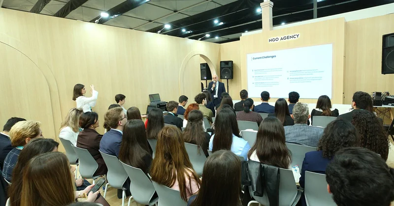 “WUF13 Urban Expo”da QHT Agentliyinin pavilyonunda tədbir keçirildi Fotolar