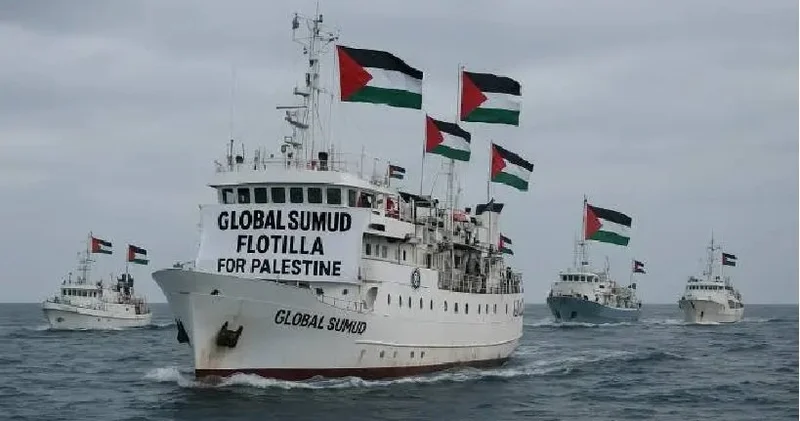 Qəzzaya gedən Sumud donanması ətrafında şübhəli fəaliyyət