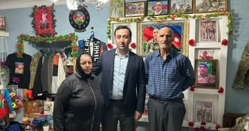 Milli Məclisin deputatı Mahir Süleymanlı şəhid ailəsini ziyarət edib