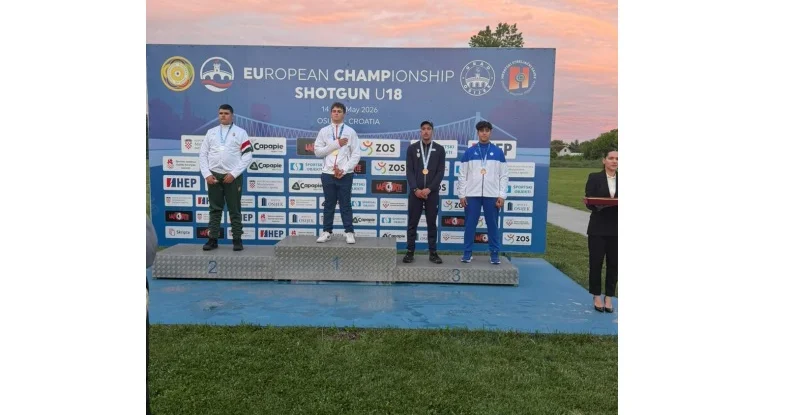 Азербайджанский стрелок завоевал бронзовую медаль на чемпионате Европы (ФОТО)