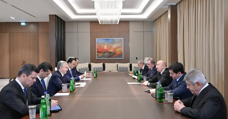 Prezident Şavkat Mirziyoyevlə görüşüb