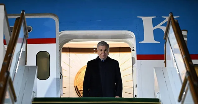 Mirziyoyev Bakı səfərindən paylaşım etdi Video