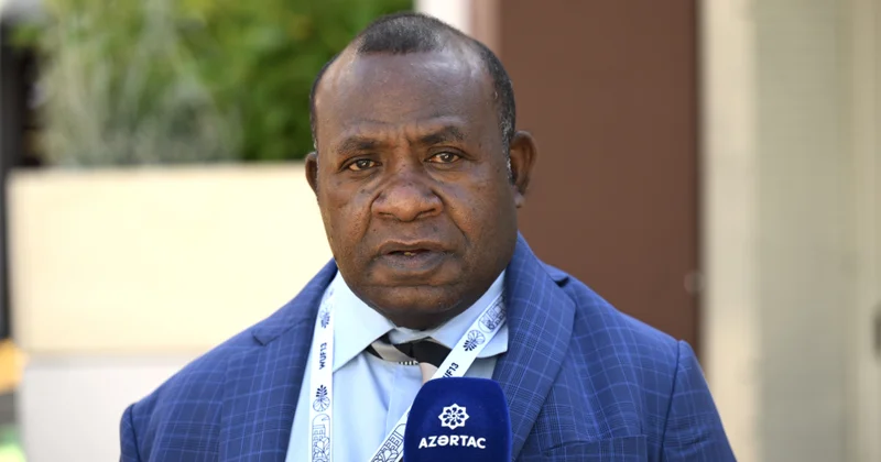 Papua Yeni qvineyalı nazir: Azərbaycanın beynəlxalq tədbirlərə ev sahibliyi etməsi ölkənin qlobal nüfuzunu artırır