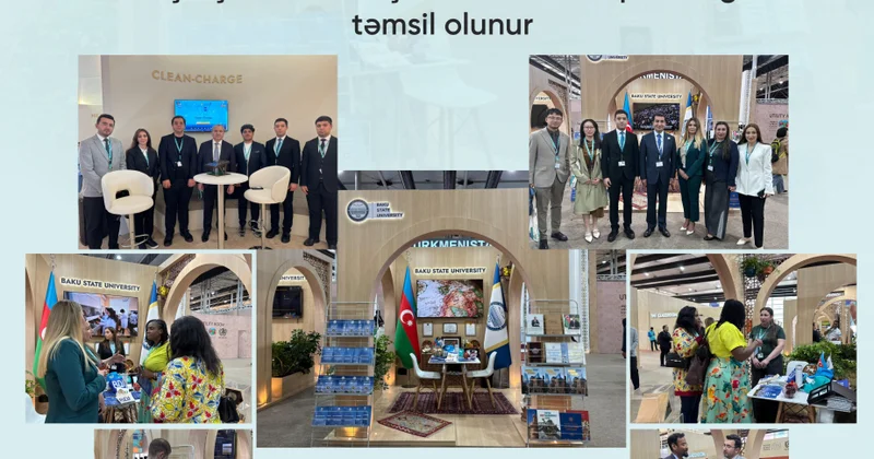 Bakı Dövlət Universiteti WUF13 çərçivəsində keçirilən “Urban Expo” sərgisində təmsil olunur