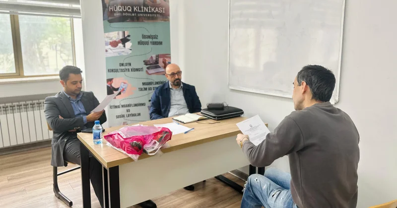 BDU nun Hüquq Klinikasının ilk ödənişsiz hüquqi yardım kampaniyası başa çatıb