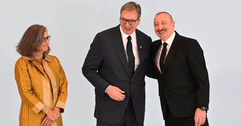 İlham Əliyevin Vuçiçlə səmimi Fotoları