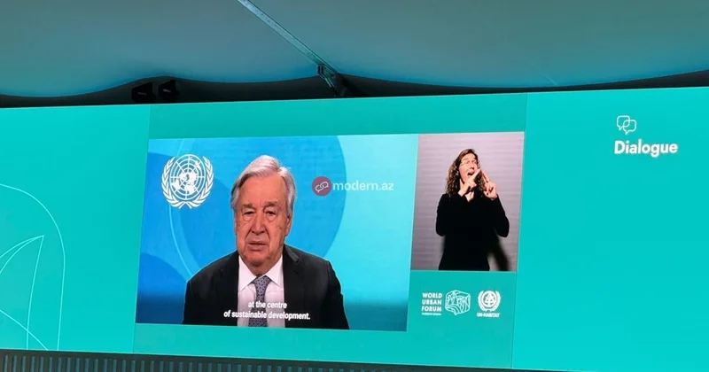 На WUF13 Гутерриш выступил с заявлением о праве человека на жилье