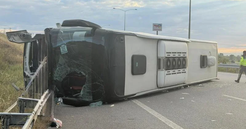 Türkiyədə avtobus qəzası, çoxlu sayda yaralı var