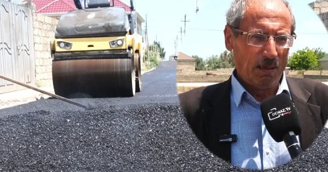 Sumqayıtda şəhidin adını daşıyan küçəyə asfalt çəkilir VİDEO