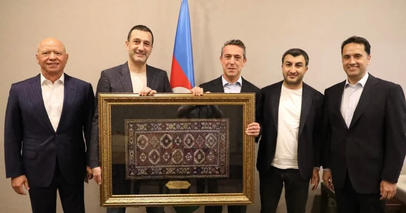 “Fənərbağça”nın prezidenti Ali Koç Qarabağ klubunun rəsmiləri ilə görüşüb