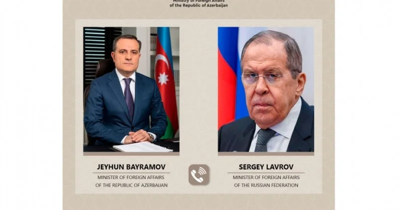 Ceyhun Bayramovla Sergey Lavrov arasında telefon danışığı olub