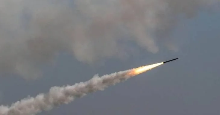 İordaniyaya məxsus helikopter İsrailə atılan raketi belə vurdu VİDEO