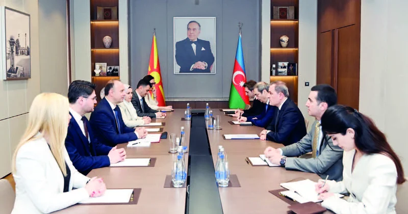 Şimali Makedoniya heyəti XİN də