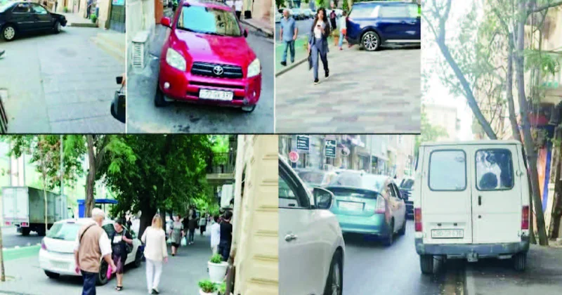 Piyada yoluna çıxma, sürücü!