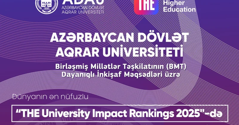 ADAU ilk dəfə “Times Higher Education” beynəlxalq reytinqində