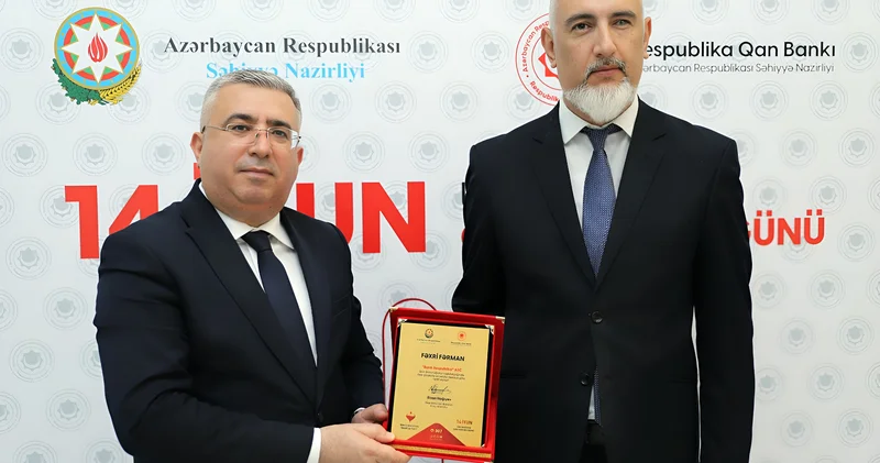 Bank Respublika qan donorluğunun inkişafına verdiyi töhfəyə görə mükafatlandırıldı