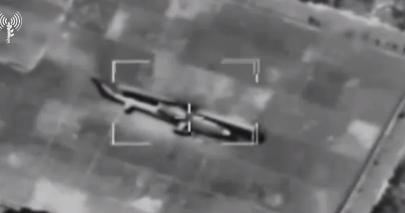 İsrail Kirmanşahda aviabazasını vurub, beş helikopter məhv edilib