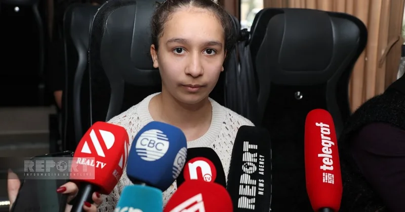 13 летняя жительница Кянгярли: Хочу остаться в Агдаме и работать врачом