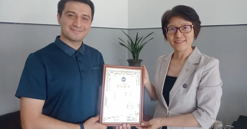 Çinin Yanşan Universitetinə Azərbaycan haqqında kitablar təqdim edilib