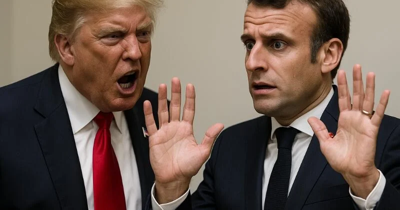Трамп разозлился на Макрона