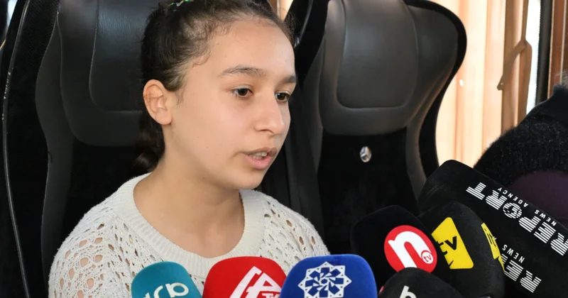 13 yaşlı Ağdam sakini: Gələcəkdə Ağdamda həkim olmaq istəyirəm