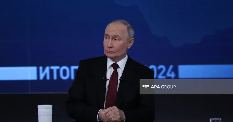 Putin: İran İsrail münaqişəsində bütün tərəflərin maraqları nəzərə alınmaqla razılıq əldə olunmalıdır