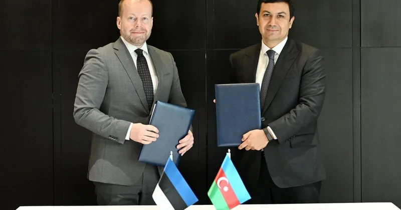 Azərbaycan Estoniya ilə vergi sahəsində gələcək əməkdaşlığa dair sənəd imzalayıb FOTOLAR