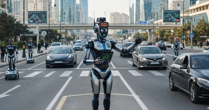 Bu ölkədə yol polisi peşəsi ləğv edilir; robotlar nəzarət edəcək VİDEO
