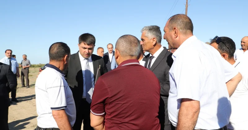 Neftçalanın icra başçısı səyyar görüş keçirib FOTOLAR