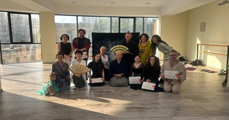 Məşhur yapon xoreoqraf Bakıda ustad dərsləri keçdi