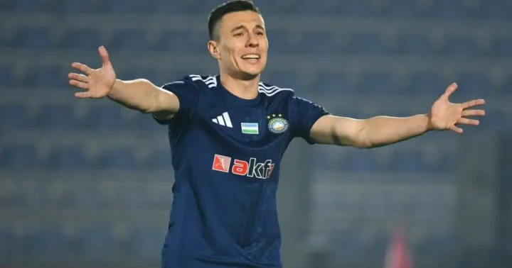 Özbək futbolçu: “Güclü rəqibə yaxşı müqavimət göstərdik”