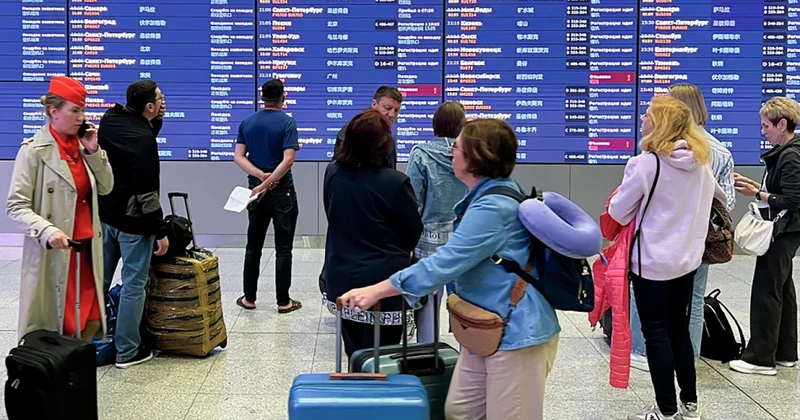 Moskva aeroportlarında xaos: 12 mindən çox sərnişin gözləyir