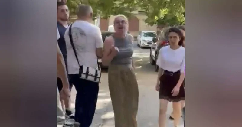 Bakıda qonşular arasında dava: Qadın yolu bağladı VİDEO