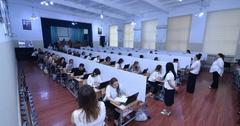 Müəllimlərin sertifikatlaşdırılması prosesinin test imtahanı mərhələsinin ikinci günü yekunlaşıb