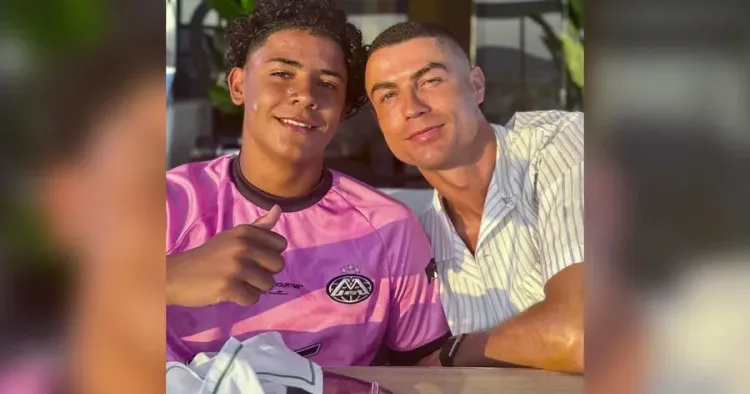 Ronaldonun 16 yaşlı oğlu ilə FOTOSU