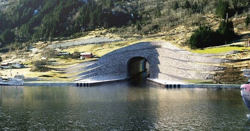 Norveç dünyada ilk gəmi tunelini tikir