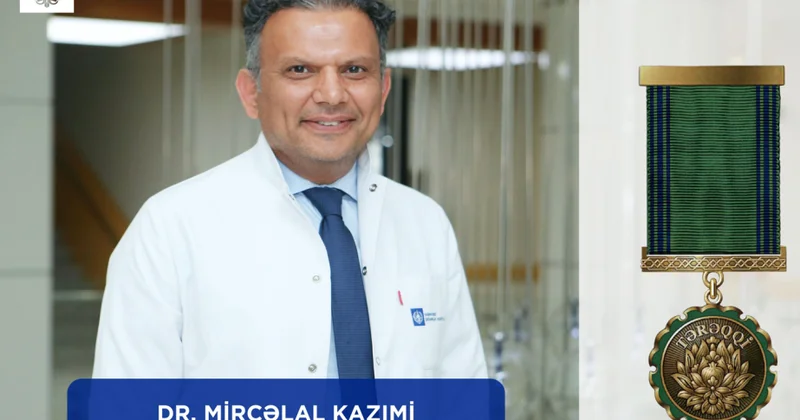 ® Mərkəzi Gömrük Hospitalının transplantoloqu “Tərəqqi” medalı ilə təltif olunub