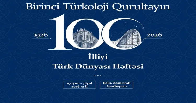 Birinci Türkoloji Qurultayın 100 illiyinə həsr olunmuş “Türk Dünyası Həftəsi” keçiriləcək
