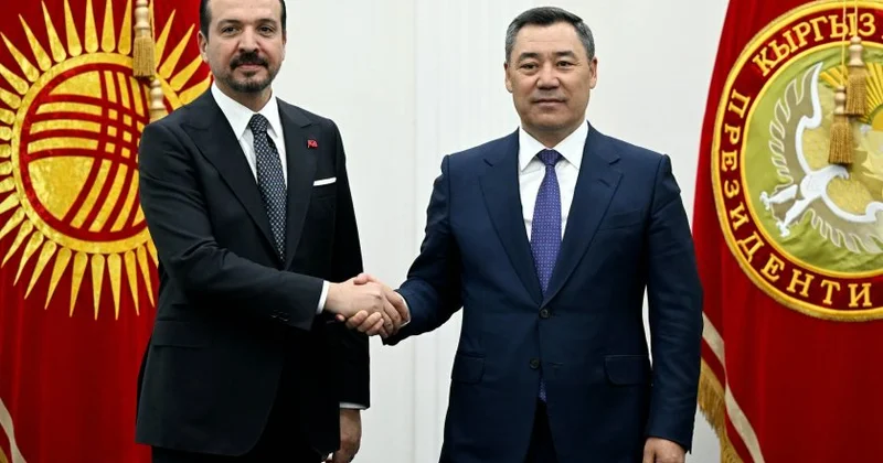 Japarov Ərdoğanın müavini ilə görüşdü