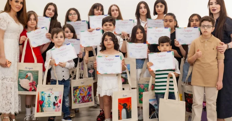 “İstedadın ilk addımları” sərgisi balaca rəssamların yaradıcılıq dünyasını təqdim edib