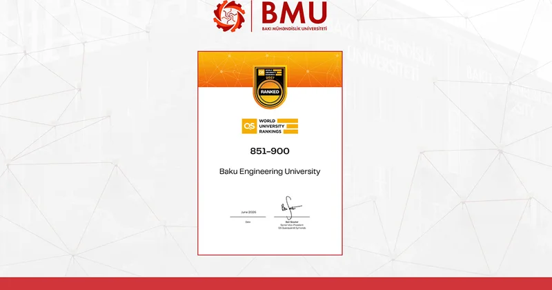 BMU dan QS reytinqində tarixi nailiyyət Foto
