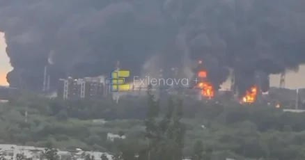 Moskva yanır, fonda isə Rammşteyn oxuyur VİDEO