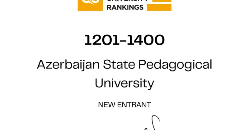 ADPU “QS dünya universitetləri reytinq”ində 1201 1400 cü yerlər aralığında qərarlaşıb