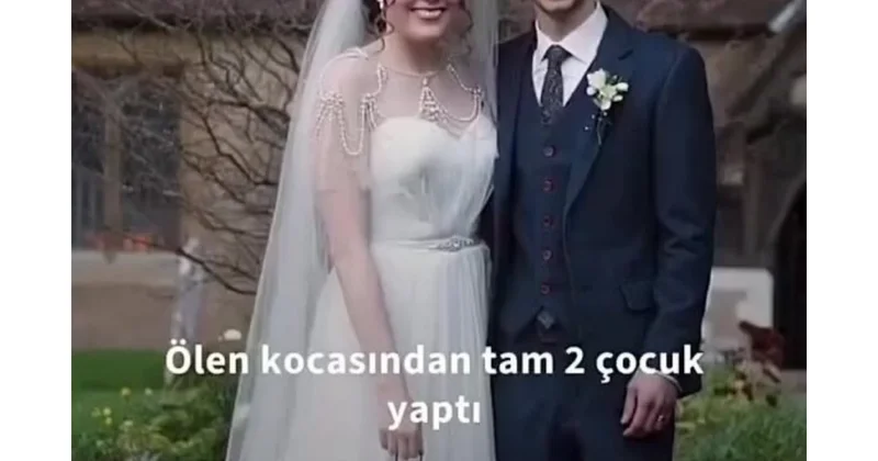 İngilis qadın ölən ərindən 2 uşaq dünyaya gətirdi (Videosu)