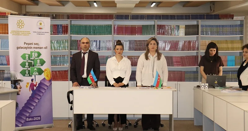 Yeniyetmələrin peşə seçiminə dəstək verən maarifləndirici görüş keçirilib FOTOLAR