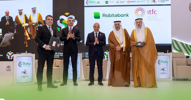 Rabitəbank İslam İnkişaf Bankı Qrupuna daxil olan İslam Ticarət Maliyyə Korporasiyası ilə 10 milyon ABŞ dolları məbləğində maliyyələşmə sazişi imzalayıb FOTOLAR